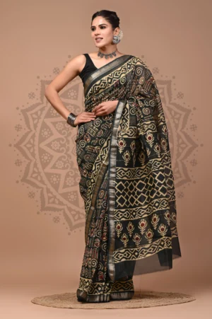 Maheshwari Silk Saree